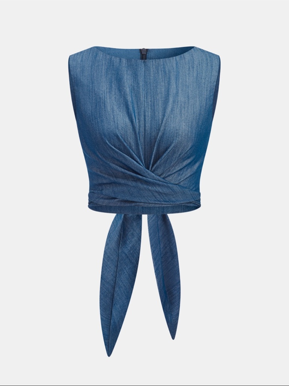 Commense Denim-Blue Two-Piece Wide-Leg Set - Picture 2 of 8